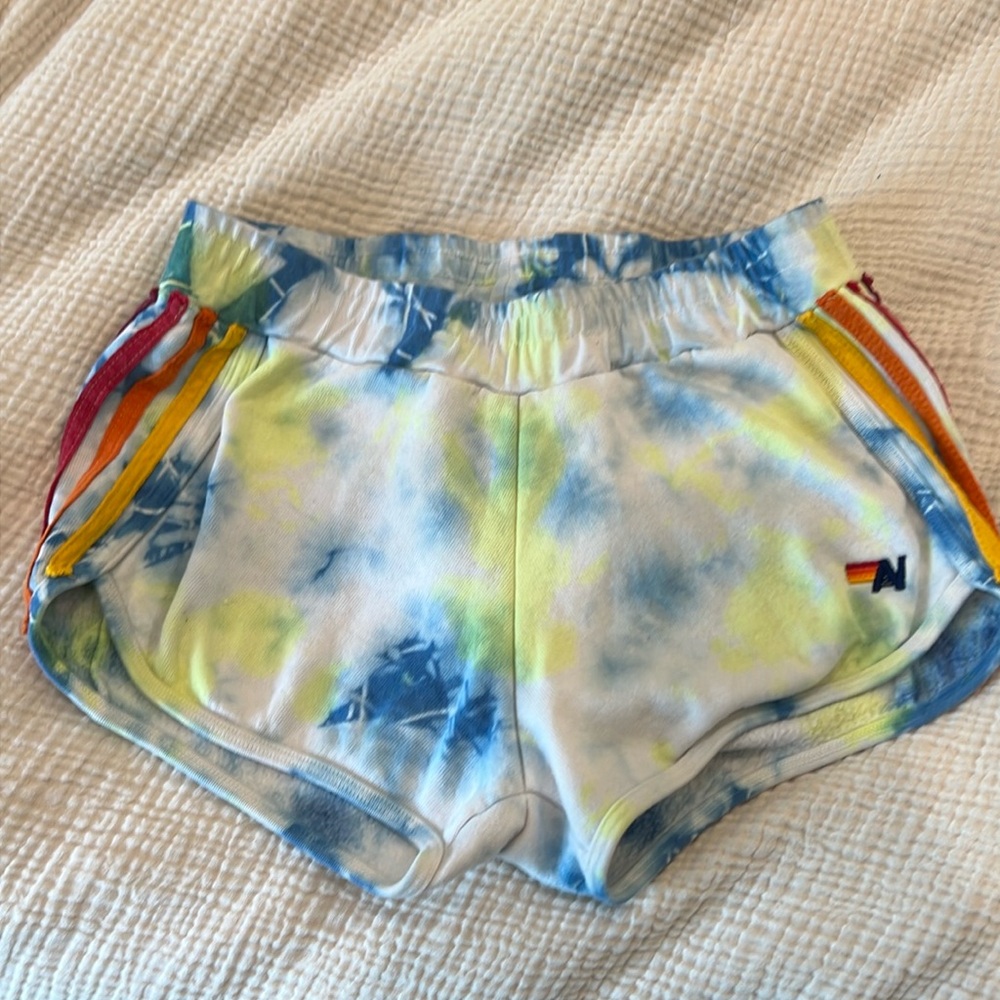 Aviator Nation tie dye shorts sz s